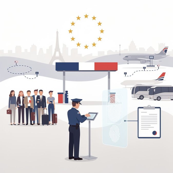 La France révise son code de contrôle aux frontières pour appliquer le Pacte migratoire de l'UE, en vigueur à partir du 25 juillet 2026.