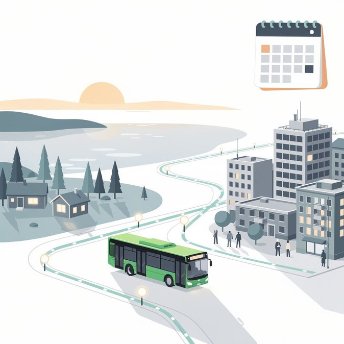 Jyväskylä restores full bus services as midsummer break ends on 21 June