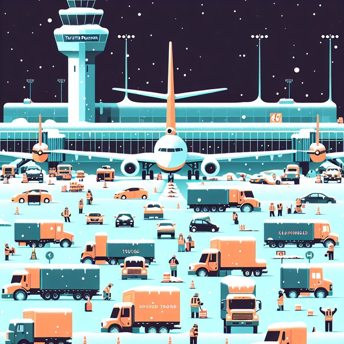 Tormenta de nieve histórica en Toronto cancela cientos de vuelos y paraliza los viajes de negocios en Canadá