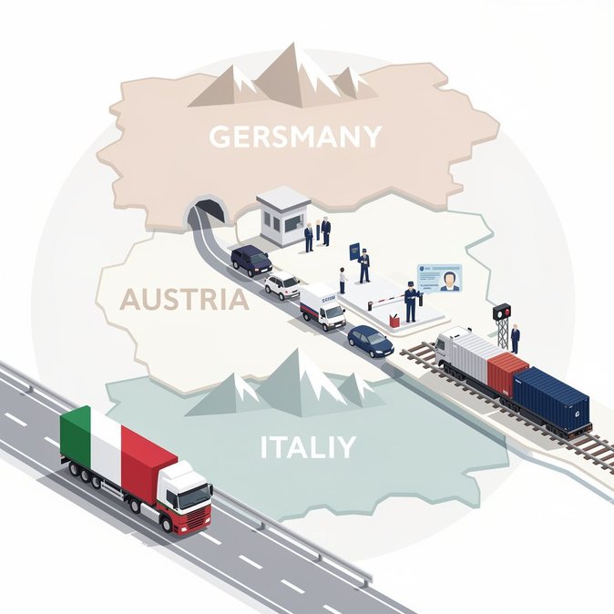 L'Allemagne rétablit les contrôles aux frontières avec ses voisins—y compris les passages en provenance d'Italie—à partir du 16 septembre