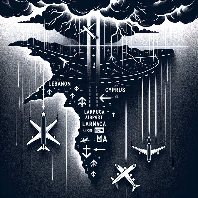 Severe storm forces Beirut flights to divert to Larnaca, testing Cyprus’ contingency capacity