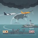 Severe storms divert flights and spotlight airport contingency plans