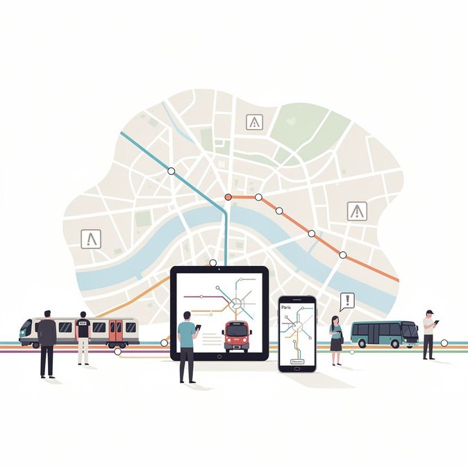 Real-Time Guide to Paris Transport Works and Demonstrations Published for 4 October Travellers