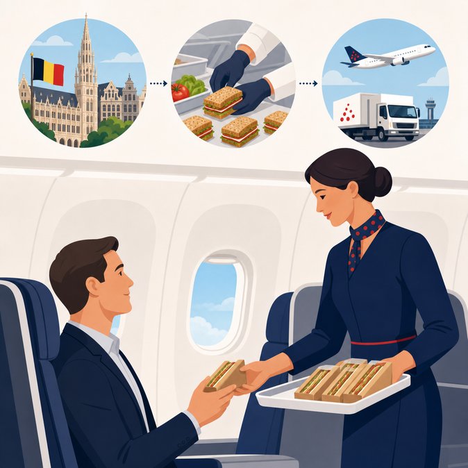 Brussels Airlines Refreshes Buy-on-Board Menu with Belgian Brand ‘Bon’