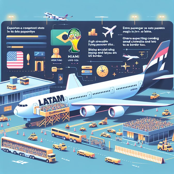 LATAM Adds Extra São Paulo–USA Flights for 2026 World Cup, Boosting Corporate Capacity