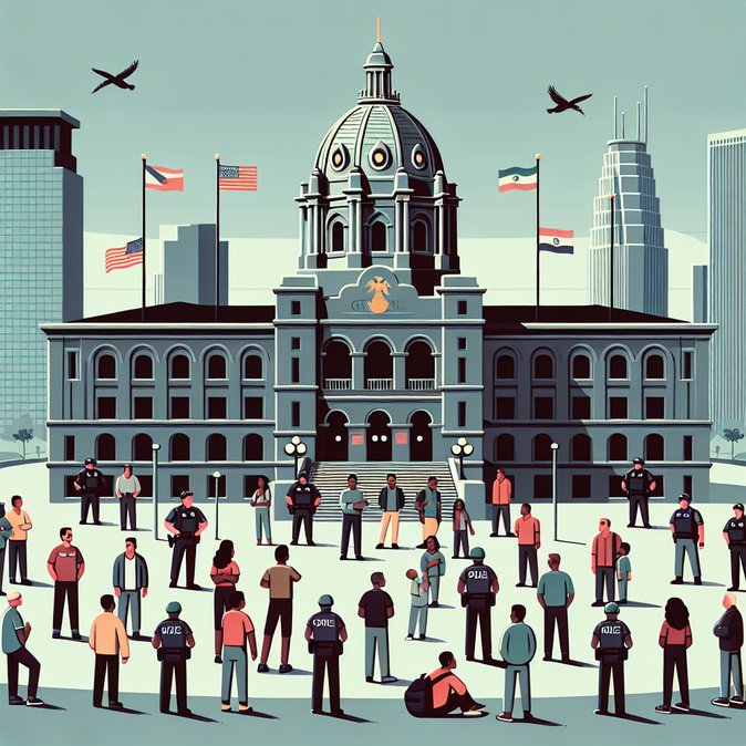 Street clashes erupt in Minneapolis as pro- and anti-ICE rallies collide amid federal crackdown