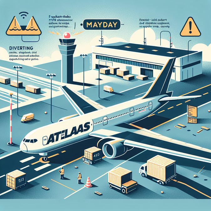 货运波音飞机从法兰克福-哈恩起飞后在冰岛紧急降落