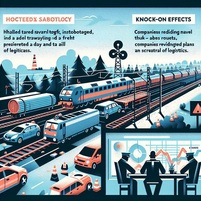 Sabotaje en la línea ferroviaria Varsovia-Lublin interrumpe viajes y desata operativo de seguridad