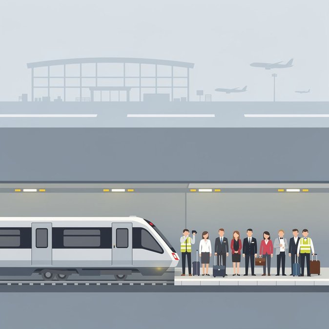 Une panne technique immobilise le Skymetro de l’aéroport de Zurich ; 50 passagers évacués