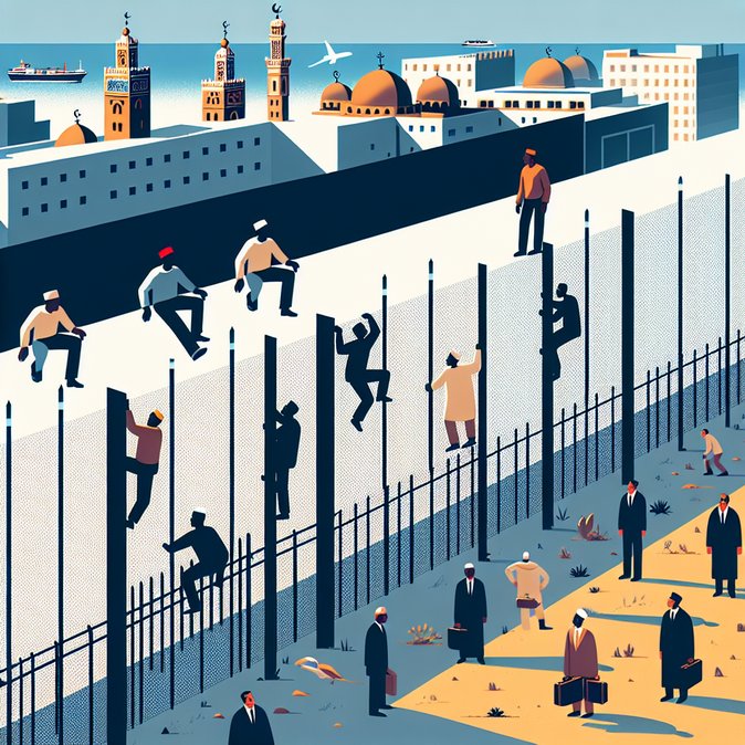 Eight Sudanese migrants breach Ceuta’s double fence, highlighting ongoing border pressures