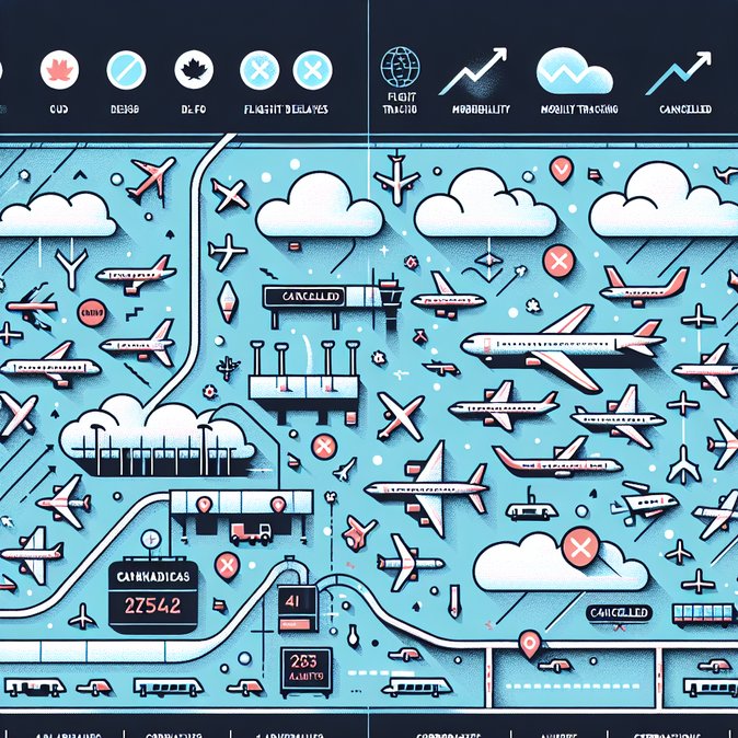 Hundreds of Flights Delayed or Cancelled Nationwide as Canadian Carriers Battle Operational Crunch and Airspace Restrictions