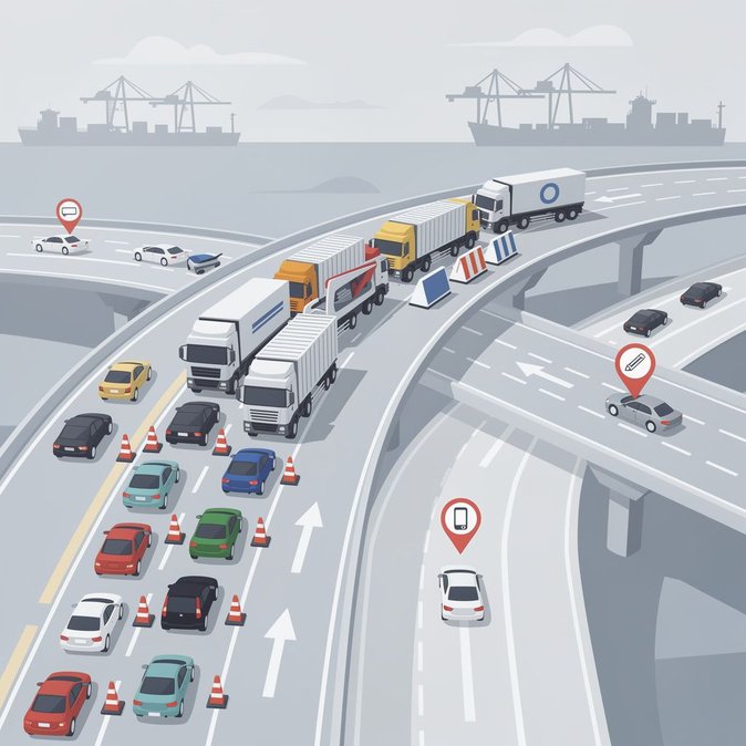 Temporary blockade on Imigrantes highway could disrupt São Paulo–port runs