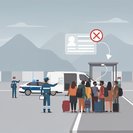 La police aux frontières refoule des groupes somaliens et érythréens à un poste frontière bavarois