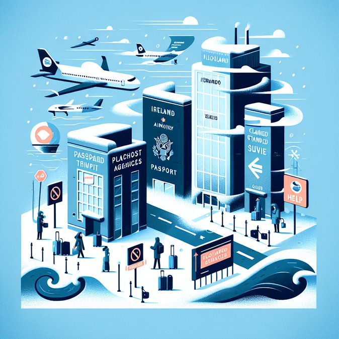 Storm Hernando Forces Cancellation of 14 Transatlantic Flights Between Ireland and the US