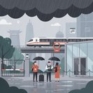 Pekín cierra parques y líneas de tren suburbanas por fuertes lluvias y pide a la población "minimizar los desplazamientos no esenciales"