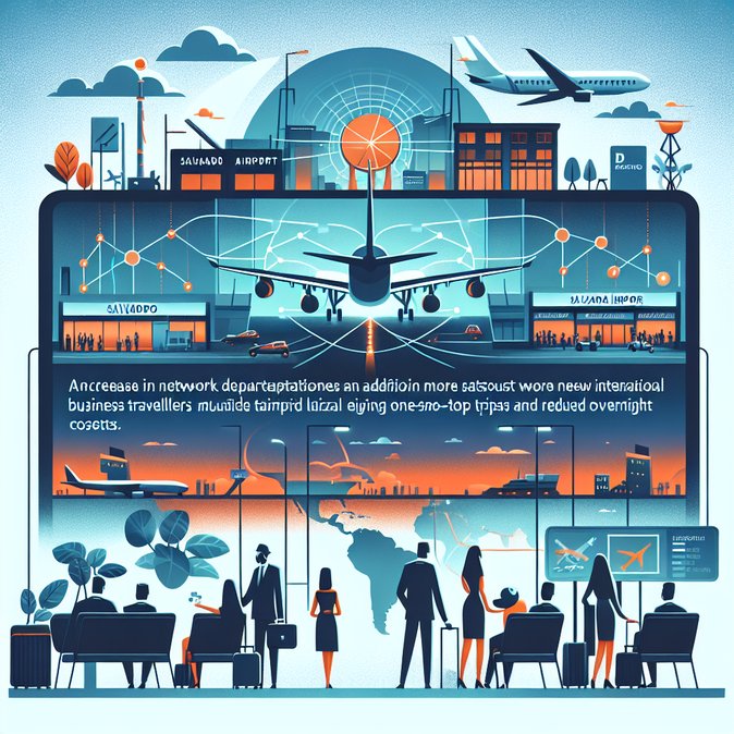 Salvador Airport adds second evening hub, boosting links to 30 cities