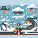 Yellow Weather Alert Threatens Flight and Road Disruptions Across Cyprus