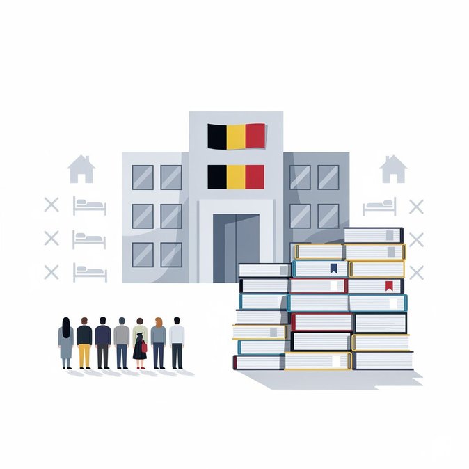 Belgium’s asylum applications drop 30%, ninth consecutive monthly fall