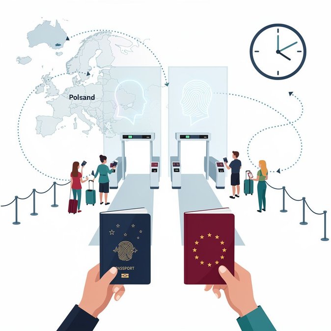 Australia kemas kini nasihat perjalanan ke Poland: amaran Sistem Masuk/Keluar Schengen dan kelewatan sempadan