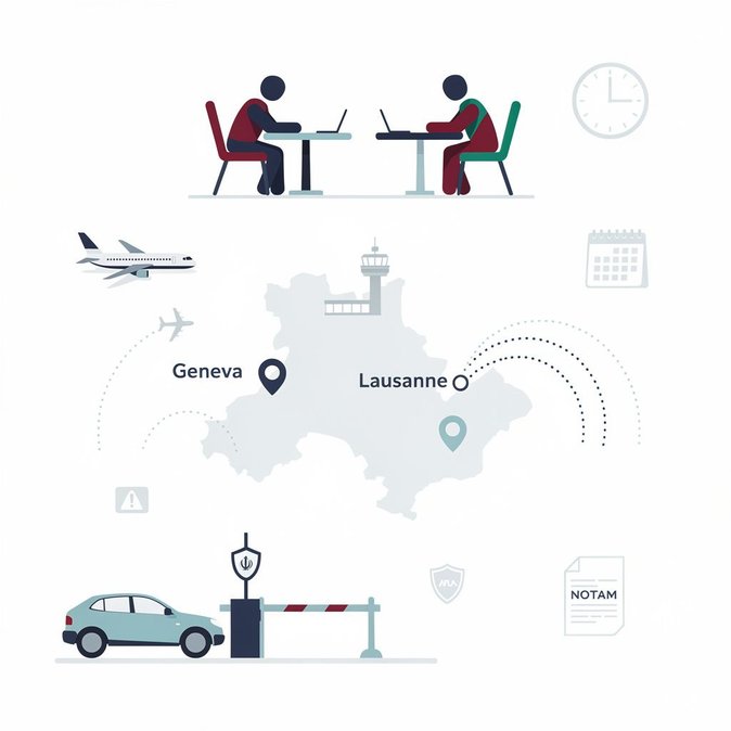 Suiza prepara medidas de seguridad y control aéreo para las conversaciones técnicas entre EE. UU. e Irán del 29 al 30 de junio