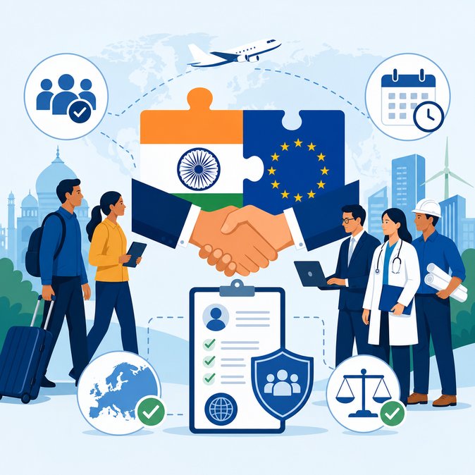 India–EU FTA: Commerce Ministry Details Mobility Gains for Indian Professionals