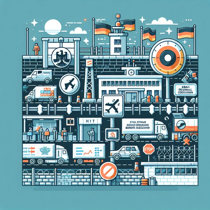 Border checks slash illegal entries into Germany by half, Federal Police report