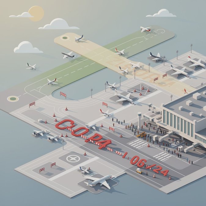 Prague Airport closes Runway 06/24 and multiple taxiways, rerouting summer traffic