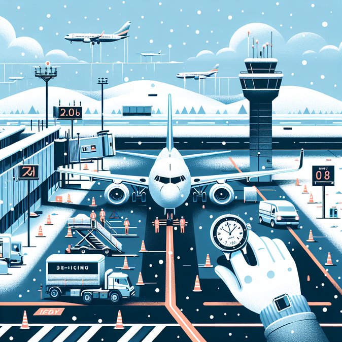 Winter weather and crew limits trigger day-long cascading delays at Toronto Pearson