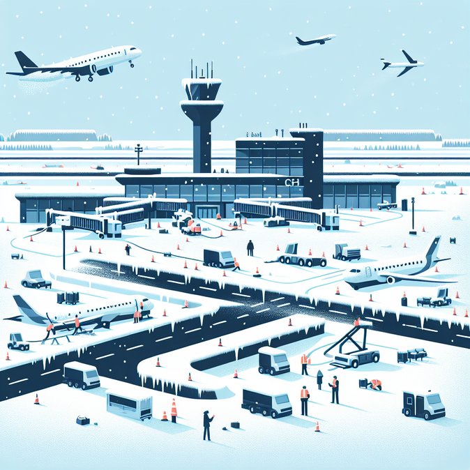 Ice storm grounds all flights at Vienna Airport, rippling across European business itineraries