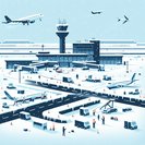 Tormenta de hielo paraliza todos los vuelos en el aeropuerto de Viena, afectando los itinerarios de negocios en toda Europa