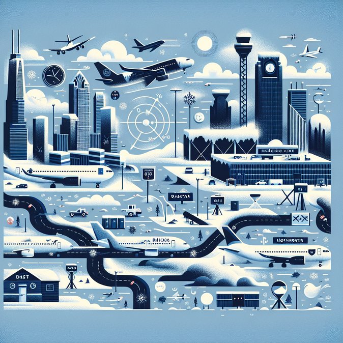 Winter Storm Fern Cancels More Than 10,000 U.S. Flights, Triggers Nationwide Airline Waivers