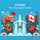 الصين تضيف المملكة المتحدة وكندا إلى قائمة الدول التي يُسمح لها بالدخول بدون تأشيرة لمدة 30 يومًا، ليصل العدد الإجمالي إلى 79 دولة