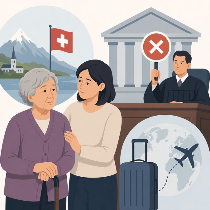 Swiss court orders 93-year-old Chinese mother to leave despite intensive care from Swiss daughter