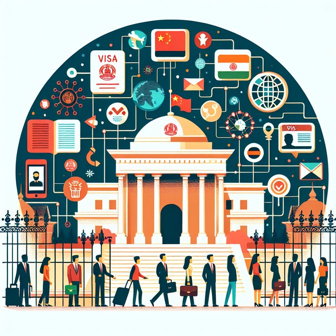 Chinese Embassy in New Delhi launches fully digital visa portal for Indian nationals