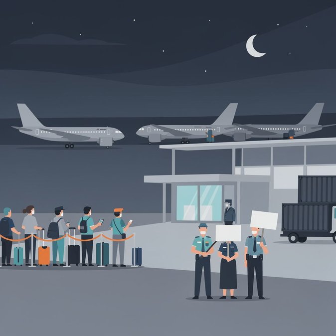 Une grève de quatre nuits menace les opérations en soirée tardive à l'aéroport de Sydney