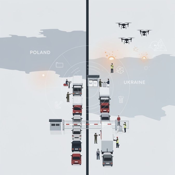 Poland tightens frontier security after Russian drone strikes near Ukraine border