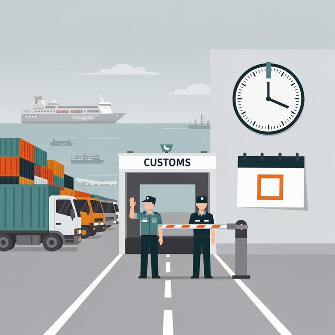 Famagusta port customs workers stage two-hour strike, slowing cargo clearance