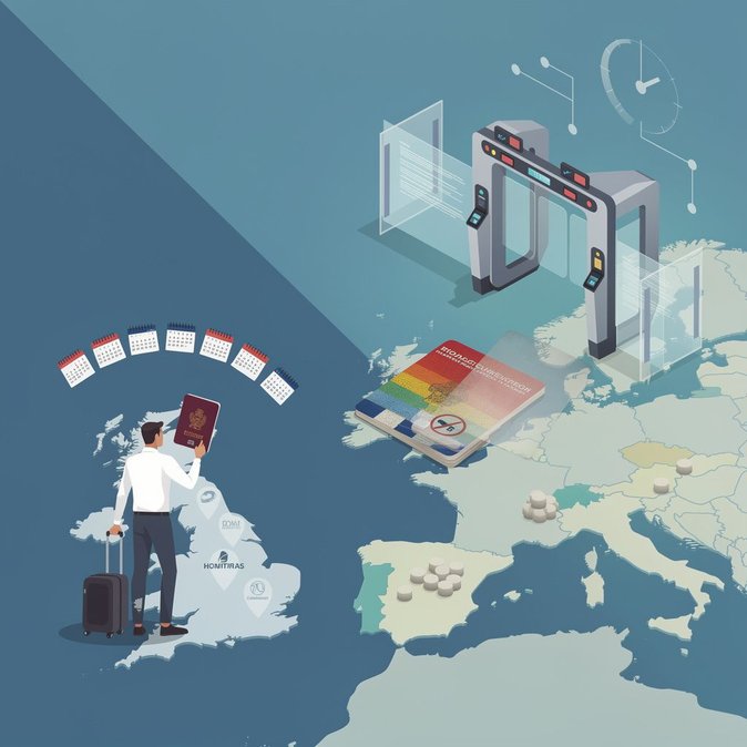 Francia confirma las normas del Sistema de Entrada y Salida de la UE (EES) en sus recomendaciones de viaje al Reino Unido antes de su lanzamiento en 2027