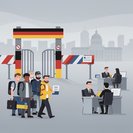 A pesar de las normas más estrictas de la UE, 6.000 ucranianos en edad de conscripción entraron a Alemania durante el verano
