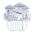 United Extiende la Reprogramación Sin Cargos para Vuelos en el Área de Nueva York ante la Amenaza de Tormentas