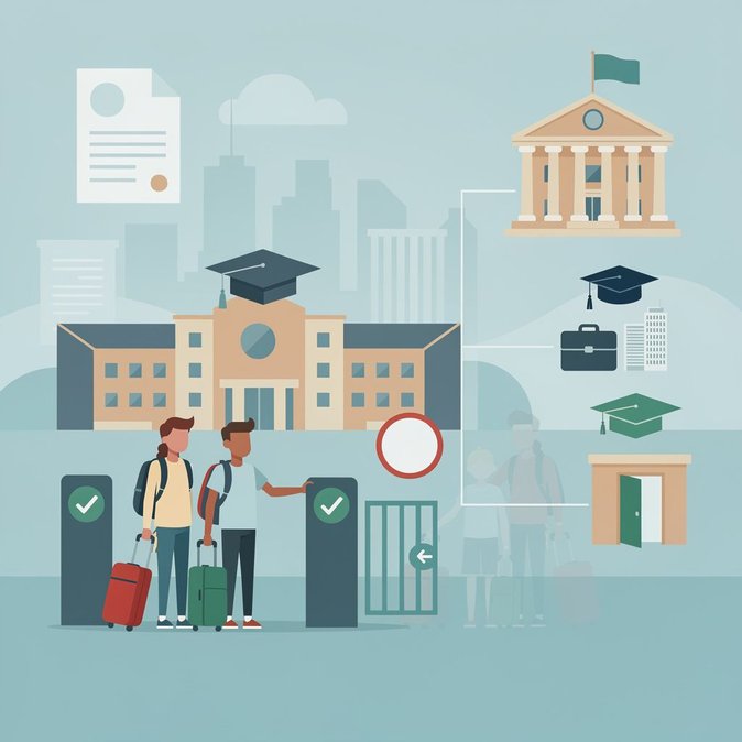 Le ministère du Travail annonce une répression contre les étudiants à charge et les dépassements de séjour avant un discours majeur sur l'immigration