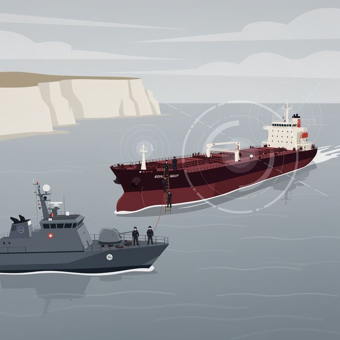 UK forces seize Russian ‘shadow-fleet’ tanker in first Channel boarding operation
