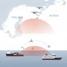 La Finlande ferme temporairement son espace aérien et ses voies maritimes près de la frontière russe en raison d'une menace de drones