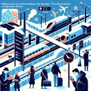 Ice & Snow Snarl Belgian Airports and Rail as Post-Holiday Rush Peaks