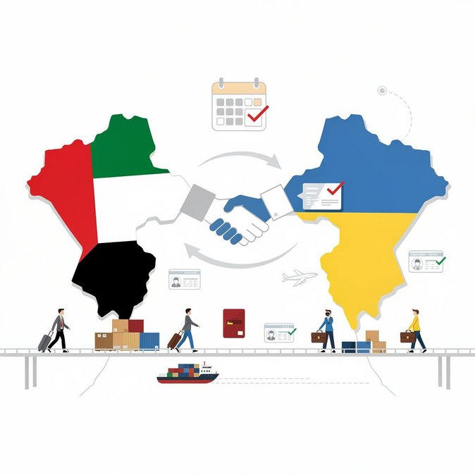 اتفاقية الشراكة الاقتصادية الشاملة بين الإمارات وأوكرانيا تدخل حيز التنفيذ، مما يمهد الطريق لتسهيل حركة الأعمال بين البلدين