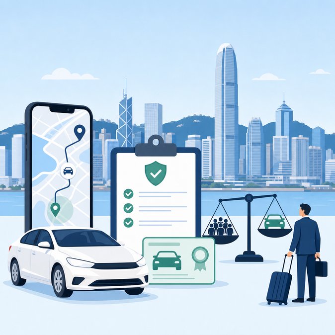 Hong Kong sets ride-hailing permit cap at 10,000 under new regulatory push