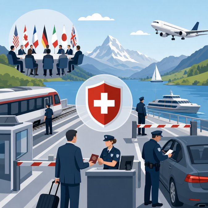 Bern announces 10-day Schengen border checks ahead of G7 Évian summit