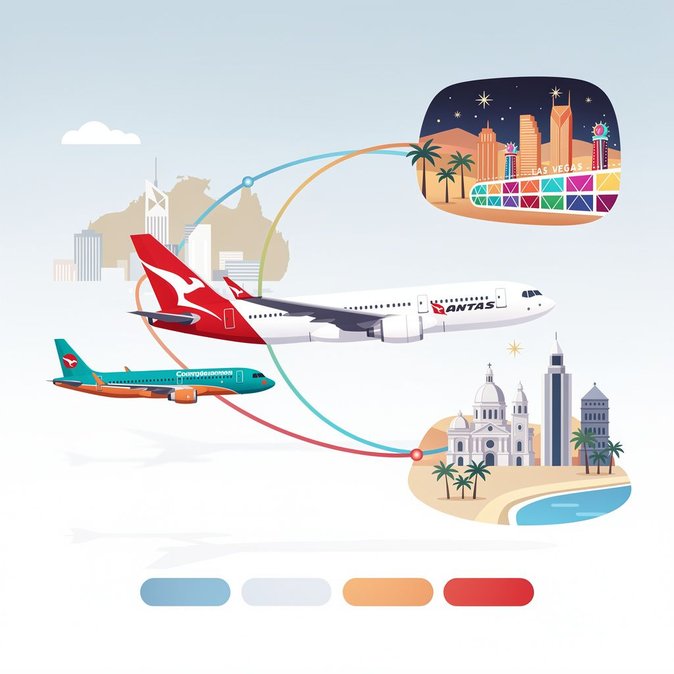 Qantas & Jetstar Announce Major Network Build-Out – First Direct Las Vegas Flights, Low-Cost Colombo Route