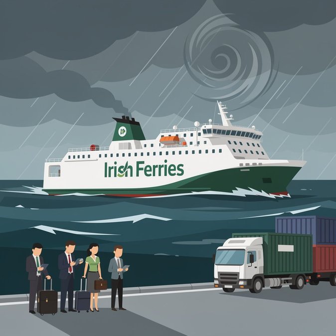 Irish Ferries Delays and Cancellations on Dublin–Cherbourg Route