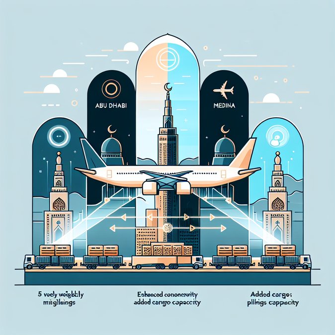 الاتحاد للطيران تطلق رحلة مباشرة بين أبوظبي والمدينة المنورة لاستقطاب حركة العمرة والأعمال